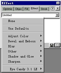 效果菜单